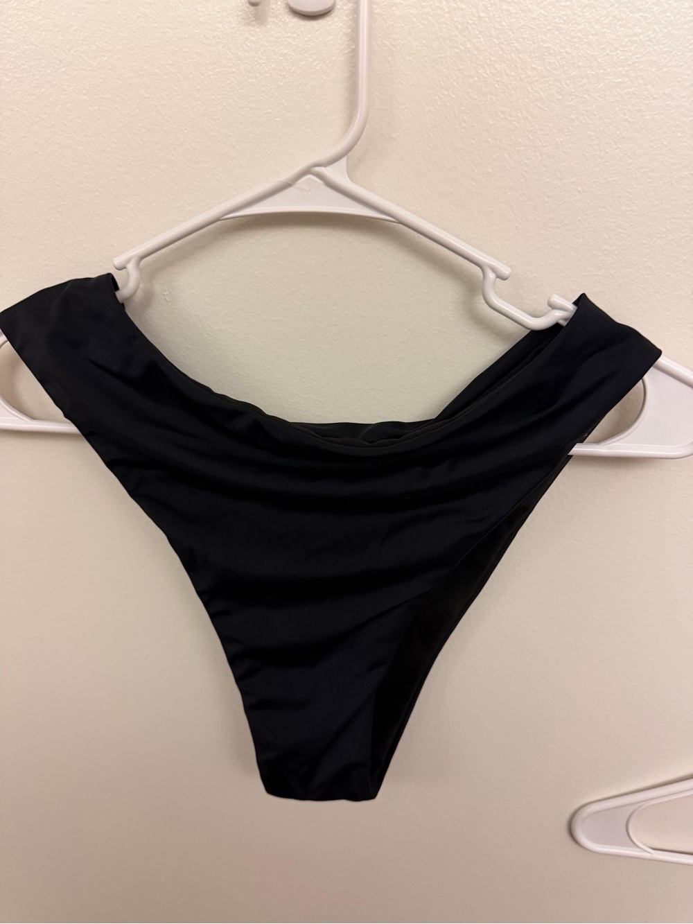 Women’s Black High-Cut Bikini Bottom